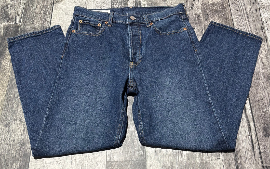 GAP blue mid rise girlfriend jeans - Hers size 2