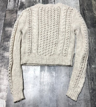 Load image into Gallery viewer, Wilfred cream heavy knit cropped sweater - Hers size S
