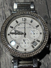 Load image into Gallery viewer, Michael Kors silver watch (needs batteries not tested)
