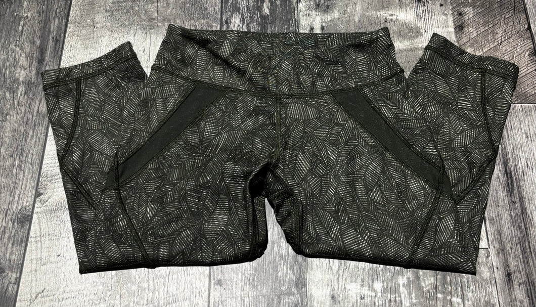 lululemon green cropped leggings - Hers size 4