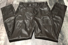 Load image into Gallery viewer, Gap dark brown high rise fake leather pants - Hers size 10 Tall
