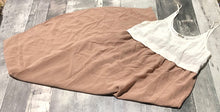 Load image into Gallery viewer, Wilfred light brown/cream 100% silk dress - Hers size M
