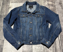 Load image into Gallery viewer, Banana Republic blue denim jacket - Hers size S
