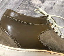 Load image into Gallery viewer, Jimmy Choo brown/cream sneaker - Hers size 37
