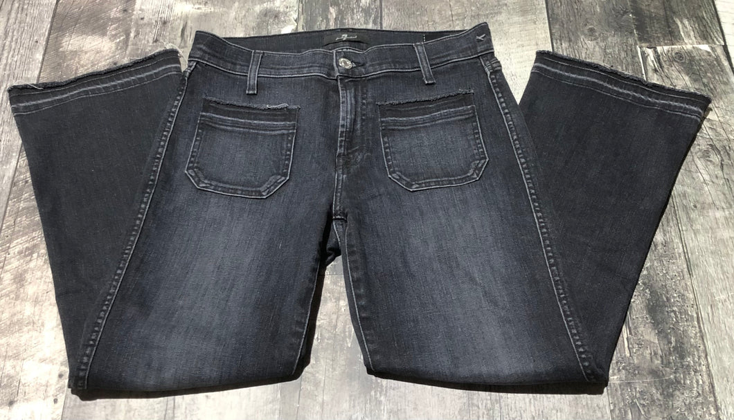 7 for all mankind black high rise jeans - Hers size 27