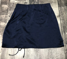 Load image into Gallery viewer, Wilfred navy blue satin mini skirt - Hers size S

