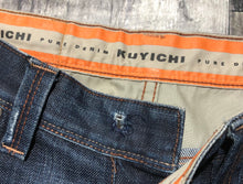 Load image into Gallery viewer, Kuyichi blue straight leg jeans - His size 30x34 (no button)
