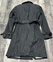Load image into Gallery viewer, Banana Republic black trench coat - Hers size M
