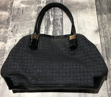 Load image into Gallery viewer, Kate Spade black/glitter blue large purse
