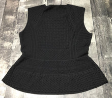 Load image into Gallery viewer, BCBG black peplum blouse - Hers size L
