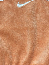Load image into Gallery viewer, Nike orange/white terry cloth cropped sweater - Hers size S
