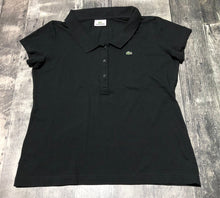 Load image into Gallery viewer, Lacoste black tshirt - Hers size 42
