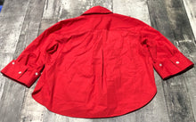 Load image into Gallery viewer, Madewell red button up blouse - Hers size S
