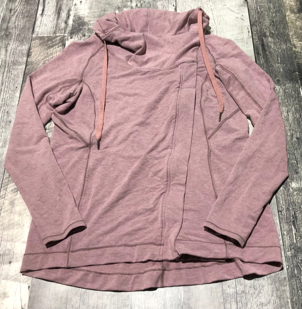 lululemon mauve zip up sweater - Hers size 8