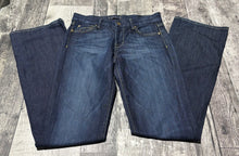 Load image into Gallery viewer, Fidelity dark blue mid rise jeans - Hers size approx S
