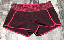 Load image into Gallery viewer, lululemon burgundy/red shorts - Hers size 8
