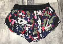 Load image into Gallery viewer, lululemon black/blue/green/red athletic shorts - Hers size 4
