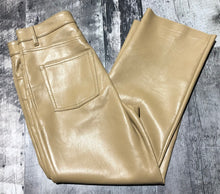 Load image into Gallery viewer, Wilfred yellow cream high rise fake leather pants - Hers size 2
