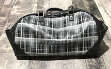 Load image into Gallery viewer, lululemon black/white gym bag
