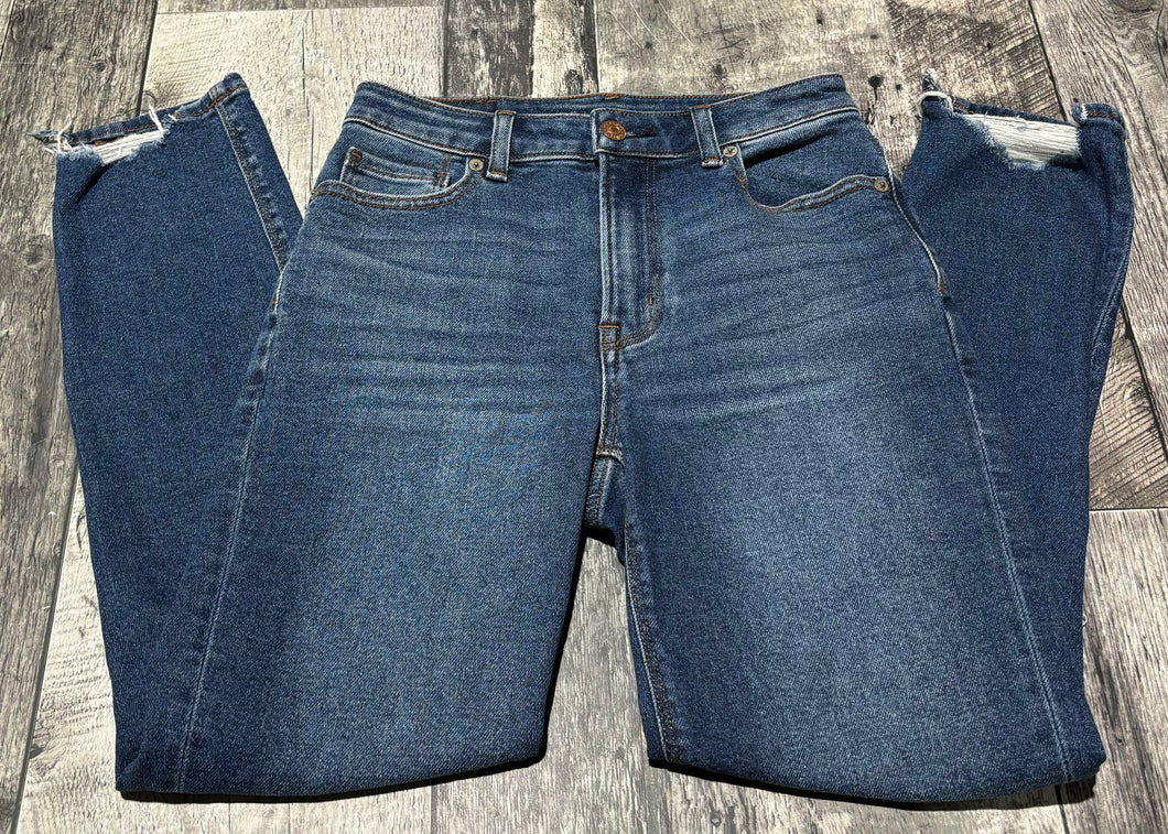 American Eagle blue high rise mom jeans - Hers size 00