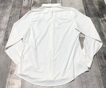 Load image into Gallery viewer, Rhone white button up slim fit shirt - His size M
