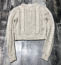Load image into Gallery viewer, Wilfred cream heavy knit cropped sweater - Hers size S
