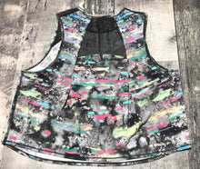 Load image into Gallery viewer, lululemon black/green/pink cropped athletic tank - Hers size approx S
