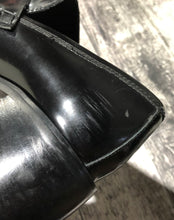 Load image into Gallery viewer, Jeffrey Campbell black heel loafer - Hers size 6
