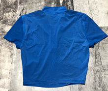 Load image into Gallery viewer, TNA blue sheer crop athletic shirt - Hers size S
