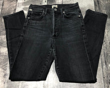 Load image into Gallery viewer, Citizens of Humanity black high rise slim jeans - Hers size 25
