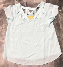 Load image into Gallery viewer, Maeve light blue sheer blouse - Hers size 10
