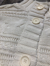Load image into Gallery viewer, Michael Kors cream knit heavy knit cardigan - Hers size M
