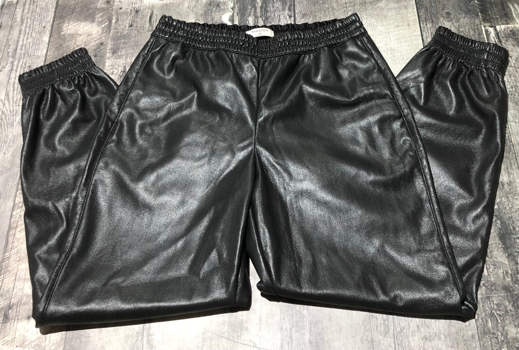 Babaton black zedel faux leather joggers - Hers size XS