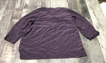 Load image into Gallery viewer, Lacoste purple 3/4 sleeve blouse - Hers size 42
