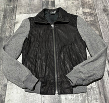 Load image into Gallery viewer, NSF black/grey light jacket - Hers size S

