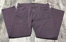Load image into Gallery viewer, Paige dark purple straight leg pants - His size 38
