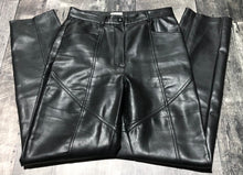 Load image into Gallery viewer, Wilfred black high rise fake leather pants - Hers size 4
