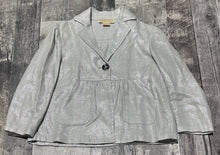 Load image into Gallery viewer, Michael Kors white silver blazer - Hers size 4
