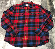 Load image into Gallery viewer, American Eagle red/blue/yellow plaid - His size L
