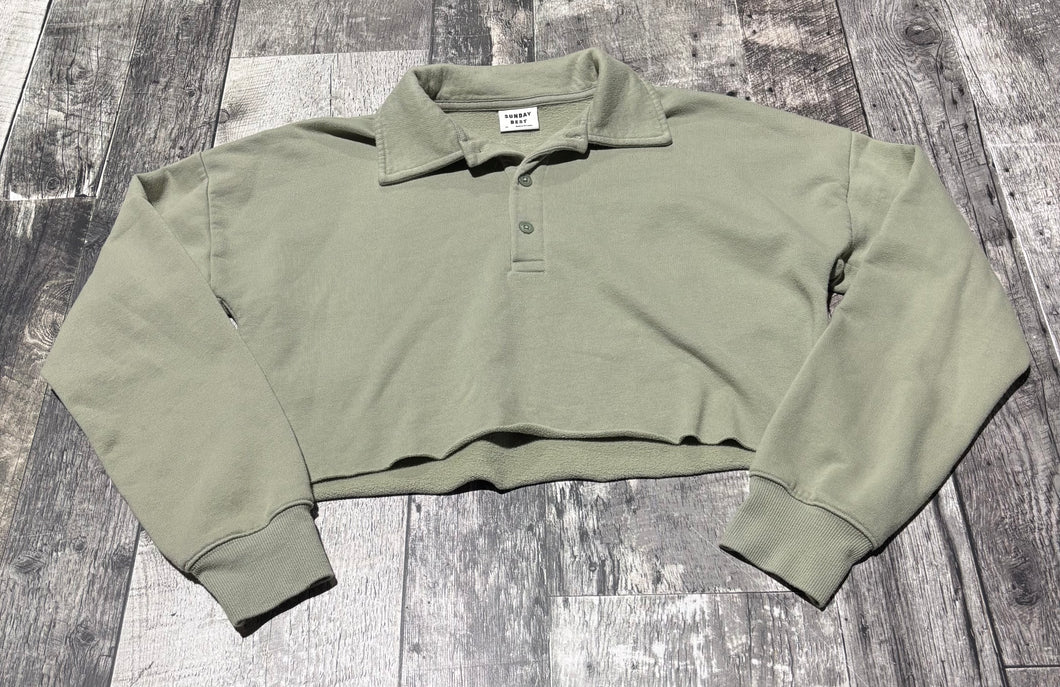 Sunday Best light green cropped sweater - Hers size XS