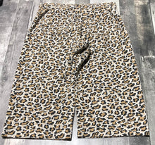 Load image into Gallery viewer, Maeve cream/black animal print wide leg pants - Hers size 22W
