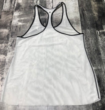 Load image into Gallery viewer, lululemon white/black sheer tank top - Hers size approx M
