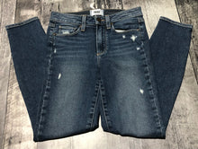 Load image into Gallery viewer, Paige dark blue high rise ripped skinny jeans - Hers size 24
