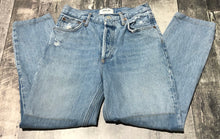 Load image into Gallery viewer, Agolde blue high rise slim jeans - Hers size 24
