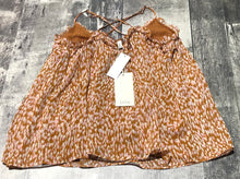 Load image into Gallery viewer, Joie orange/cream/pink crop tank top blouse - Hers size XS
