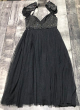 Load image into Gallery viewer, Needle &amp; Thread black multi coloured beaded dress - Hers size 0
