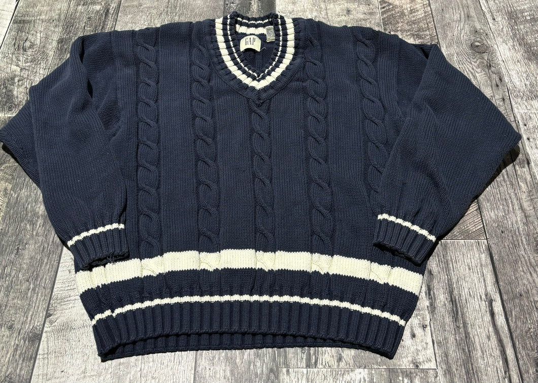 Gap navy/cream sweater - Hers size M