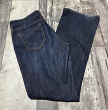 Load image into Gallery viewer, Mavi dark blue mid rise flare jeans - Hers size 30
