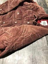 Load image into Gallery viewer, BDG mauve/cream button up light jacket - Hers size S
