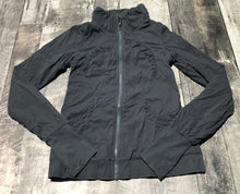 Load image into Gallery viewer, lululemon dark grey light zip up jacket - Hers size 4
